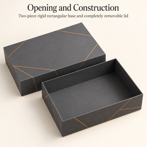 Custom Slate Angle <b>Lid</b> and Base <b>Box</b> for Charging Accessory Bundle Packaging - Product Image 2