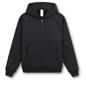 เสื้อฮู้ดดี้ RUICHI รุ่น Unisex 404GSM ผ้าหนา 100% คอตตอน ติดกระดุม แต่งขอบดิบ ทรงโอเวอร์ไซส์ ซิปสองทาง - Product Image 2