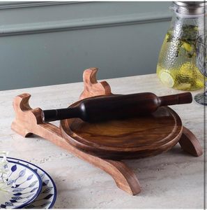 Wooden Flower Pattern Embossed Nonstick <b>Rolling</b> <b>Pin</b> for Kitchen Baking Pastry Dough - Product Image 3