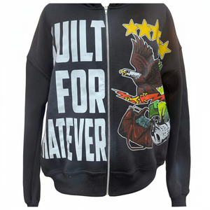 Sudadera con capucha y cremallera para hombre, con estampado digital de invierno, la más vendida y demandada, de la mejor moda, fabricada en fábrica, precio económico, 100% algodón. - Product Image 3