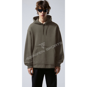 Sudadera con Capucha Casual Promocional de Último Diseño para Hombre, Patrón Sólido, Invierno, Ecológica, Antiarrugas, 100% Algodón, Secado Rápido - Product Image 4