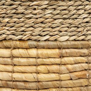 Juego de 3 cestas redondas de almacenamiento tejidas en tonos canela y marrón, cestas de almacenamiento hechas a mano, venta al por mayor, ecológicas, hechas en Vietnam. - Product Image 6