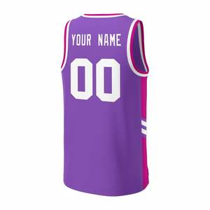 Camisetas de Baloncesto Casuales de Verano, Sublimadas, Deportivas, Transpirables, Uniformes Deportivos con Nombre y Número Personalizados, Protección UV - Product Image 6