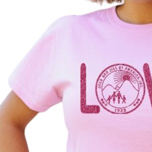 T-shirt rose à manches courtes et col rond, décontracté, pour homme et femme, style streetwear, vêtements confortables pour tous les jours - Product Image 4