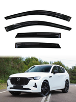 Visera Acrílica para Ventana de Mazda CX-60 2022 en Adelante, Parasol, Protector de Lluvia, Cinta Adhesiva Doble 3M, Protección y Decoración para Ventanas de Auto