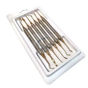 CLASTY INSTRUMENTS Kit de brosses dentaires pour tissus mous, soin des gencives, hygiène buccale, ensemble de brosses de nettoyage réutilisables en acier, instrument certifié CE - Product Image 2