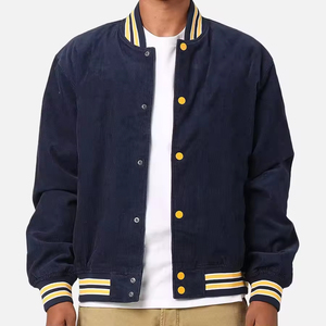 Vestes universitaires personnalisées pour hommes, logo personnalisé, manches longues, veste de baseball unie, veste d'hiver unie teinte - Product Image 1