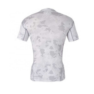 Wholesale Urban Camo Compression Tee Men’s Print Rash Guard <b>Base</b> <b>Layer</b> Lightweight Moisture-Wicking Athletic Training Shirt - Product Image 2