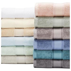 Solid Color Cotton <b>Bath</b> <b>Towel</b> <b>Set</b> Rectangle Modern Style Quick-Dry All-Season Home Use Gray - Product Image 5
