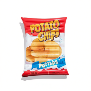 Materassino Gonfiabile a Forma di Patatina Galleggiante per Piscina, Zattera Galleggiante Unisex in Plastica - Product Image 2