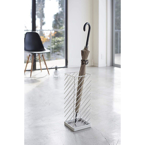 Porte-parapluies en métal de qualité supérieure, support autoportant en fer pour rangement de parapluies avec plateau anti-gouttes amovible pour la maison et le bureau - Product Image 1