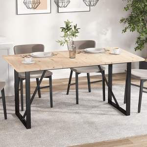 ชุดโต๊ะไม้สนแท้ 3 ชิ้น ขนาด 31.5 x 20.9 นิ้ว สำหรับโต๊ะรับประทานอาหาร - Product Image 1