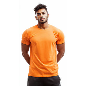 Camisetas Deportivas de Manga Corta para Hombre, 100% Poliéster, Ecológicas, Transpirables, de Secado Rápido, para Gimnasio, Atletismo, Correr - Product Image 5
