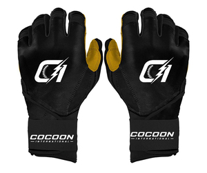 Gants de baseball OEM personnalisés en cuir véritable, design performant pour athlètes, gants de frappe de baseball professionnels en cuir souple Cabretta - Product Image 3