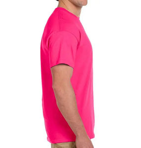 เสื้อยืดผู้ชายสีพื้นทันสมัย ระบายอากาศได้ดี เหมาะสำหรับใส่เป็นทางการ ผลิตจากโพลีเอสเตอร์/คอตตอน ราคาถูก ขั้นต่ำในการสั่งซื้อน้อย - Product Image 2