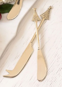 Cuchillo para Queso de Metal Decorativo Rústico Vintage Hecho a Mano con Hoja de Acero Inoxidable, Ecológico, Solo Lavar a Mano - Product Image 3