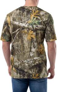 Chemise de chasse camouflage pour homme RICSA INTERNATIONAL, manches courtes, respirante, 100% coton, vêtements d'extérieur pour l'hiver - Product Image 4