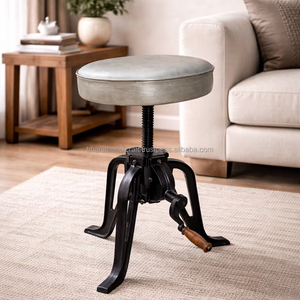 Tabourets de bar élégants avec repose-pieds et assise confortable pour îlot de cuisine d'appartement de petite taille et bar à domicile - Product Image 2