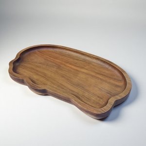 Artisan Handmade Wooden Serving <b>Platter</b> Rustic Dining Table Decor Natural Wooden Food <b>Platter</b> for Restaurant Buffet Catering - Product Image 5