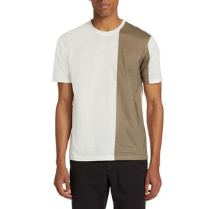 T-shirt pour homme de haute qualité, best-seller, 100% coton tricoté, motif uni personnalisé, séchage rapide, respirant, anti-rétrécissement, manches courtes - Product Image 2