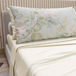 Ensemble de draps de qualité supérieure 6 pièces pour lit queen size, tissu en microfibre 300TC, sans plis, anti-boulochage, design moderne, lavable en machine - Product Image 5