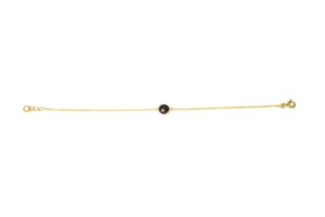 Natural <b>Garnet</b> Gemstone Bezel Setting <b>Bracelet</b> | 925 Sterling Silver 18K Gold Plated Minimalist Gift IGI Certified Party Wedding - Product Image 4