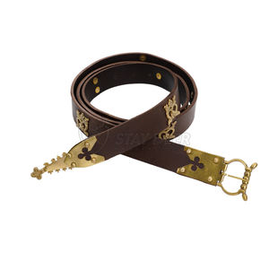 Cinturón de Cuero Bávaro para Hombre, Estilo Oktoberfest Alemán, para Uso Tradicional en Festivales, Suministro al por Mayor - Product Image 1