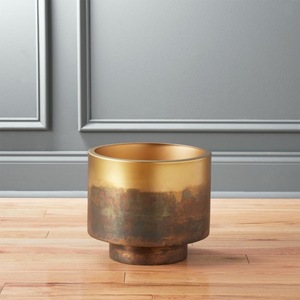 Minimalist Design Aluminium gold finish Design Gold Flower <b>Vase</b> For Home Decor Living Decor Wedding Decor - Product Image 2