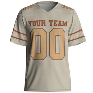 เสื้อฟุตบอลอเมริกันพิมพ์ลายแบบซับลิเมชั่นคุณภาพดีที่สุด เสื้อผ้ากีฬาระบายอากาศได้ดี มีสินค้าพร้อมส่ง - Product Image 2