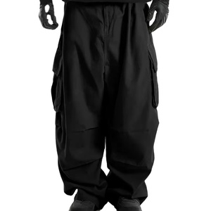 Trending Unisex Wide Leg Cargo Baggy Bottom Designer Style Loose Fit Street Style Baggy Cargo <b>Trouser</b> for <b>Men</b> Custom Design Pant - Product Image 1