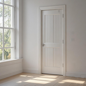 Puertas Interiores Modernas de Madera MDF Sólida, Impermeables, con Aislamiento Térmico y Acabado de Superficie para Uso en Dormitorios y Salas de Estar de Hoteles - Product Image 4