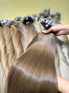 Extensiones de Cabello de Lujo Vietnamitas Super Double Drawn de Fábrica Europea al por Mayor, Trama Única, Color Rojo, de la Marca NASA HAIR VIETNAM - Product Image 3