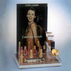 2025 moderno atractivo ecológico acrílico piel maquillaje soporte de exhibición cosméticos conjunto producto para escaparate - Product Image 5