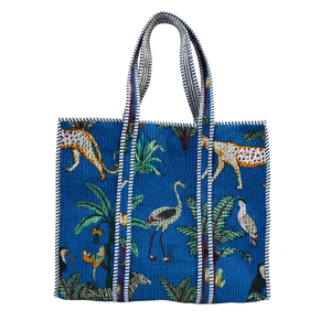 Sac matelassé en coton fait main avec un design textile élégant pour le shopping, les voyages, la mode, les cadeaux, l'usage quotidien et la vente en gros - Product Image 1