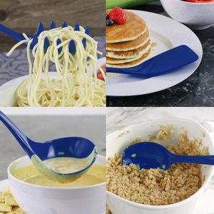 Set di 6 Utensili da Cucina Resistenti al Calore, Senza BPA, con Portautensili, Spatola, Cucchiaio Forato, Mestolo, Set di Utensili da Cucina - Product Image 2