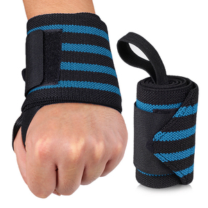 Muñequeras Deportivas Elásticas Ajustables para Levantamiento de Pesas, Fitness, Gimnasio, Ejercicio, Unisex, Bandas de Soporte de Nailon - Product Image 5