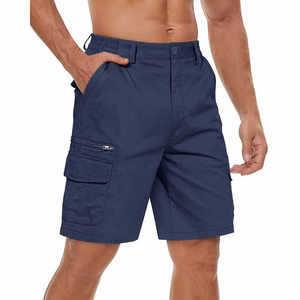 Pantalones Cortos Cargo Casuales de Primera Calidad, Servicio OEM Personalizado, Ajuste Delgado, Transpirables, con Logotipo Personalizado, 6 Bolsillos - Product Image 1