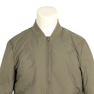 Veste bomber en nylon personnalisée de marque de luxe, hiver 2024, élégante, respirante, réversible, coupe-vent, col montant, pour hommes - Product Image 4