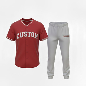 Uniformes de Béisbol Personalizados de Alta Calidad 2025, Tallas Grandes, Unisex para Adultos, 100% Poliéster, Transpirables, de Secado Rápido, Ropa Deportiva - Product Image 6