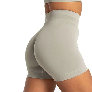 Shorts de yoga pour cyclistes personnalisables, longueur mi-cuisse, pour la course et le fitness, prix usine en gros Sialkot - Product Image 3