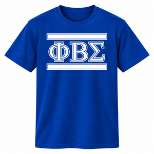 Camiseta de Manga Corta Casual para Hombre, 100% Algodón Ecológico, con Diseño de Letras Griegas Phi Beta Sigma, para Fraternidad Universitaria - Product Image 3