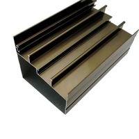 Perfil de Marco de Aleación de Aluminio Serie 6000, Temperos T3~T8, Marco de Aluminio para Cuadros con Vidrio, Personalizado OEM ODM, Manija de Puerta Moderna