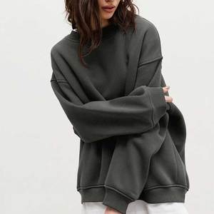 Sudadera Casual de Invierno para Mujer, Cuello Alto, Felpa, 100% Algodón, Secado Rápido, Diseño sin Forro, Mangas Largas - Product Image 4