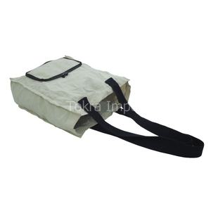 Sac de courses pliable en coton 100% naturel, écologique, pour une utilisation quotidienne, à porter à la main pour les courses de légumes et d'épicerie - Product Image 3