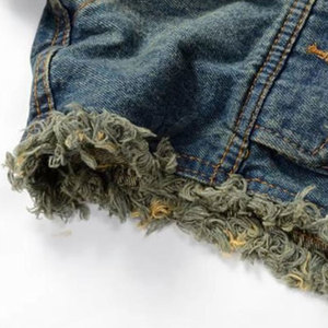 Chaleco de Mezclilla para Hombre, Invierno, 100% Algodón, Transpirable, Ecológico, Servicio OEM, Ropa de Moda para Exteriores, Alta Calidad, Nuevo Estilo - Product Image 4