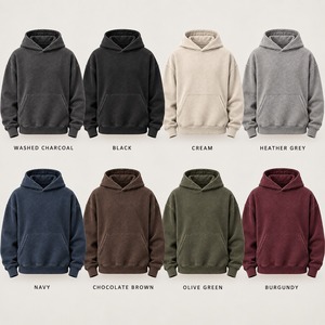 Men's Dark Gray O-Neck Pullover Sweatshirt Regular Sleeve Solid Color Fleece Knitted Winter Wear Embroidered Lined - Product Image 3