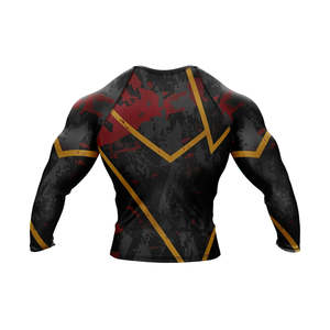 New Fashion Style Heat-Transfer Printed Anti-UV Quick Dry Breathable Eco-Friendly 220g Polyester/Spandex Customizable Men's - Product Image 2