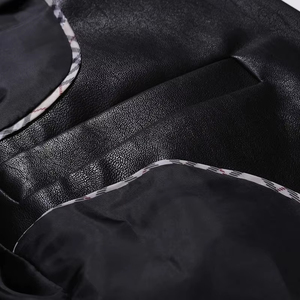 <b>long</b>-sleeved stand-up collar faux <b>leather</b> fleece lining men <b>jacket</b> 2026 - Product Image 3