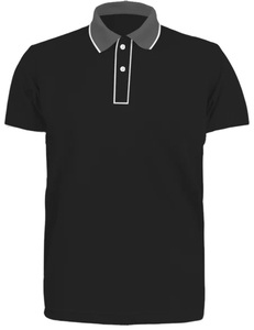 Polo Personalizado con Logotipo de Alta Calidad, Pique 50% Algodón 50% Poliéster, 220 GSM, Estilo Casual, Diseño de Talla, Polo Ellis para Hombre Más Vendido - Product Image 3