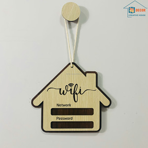 Panneau mural décoratif rustique en bois personnalisé, style minimaliste, pour la maison, le bureau, cadeau, export, vente en gros, fournisseur OEM - Product Image 1